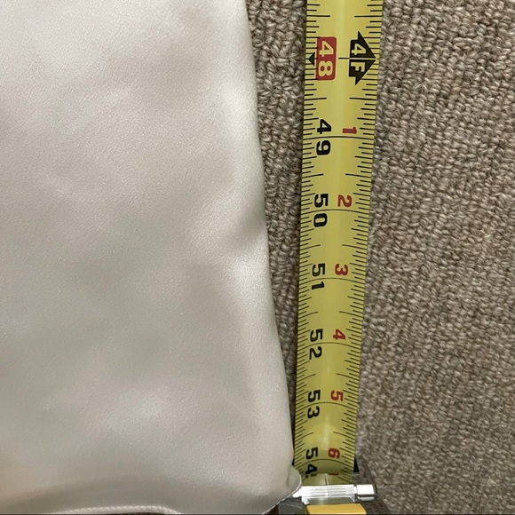 Fame&Partners NWT/BOX Ivory Satin wrap maxi dress BRIDES&BRIDESMAID Fits 6-8 - Picture 17 of 17